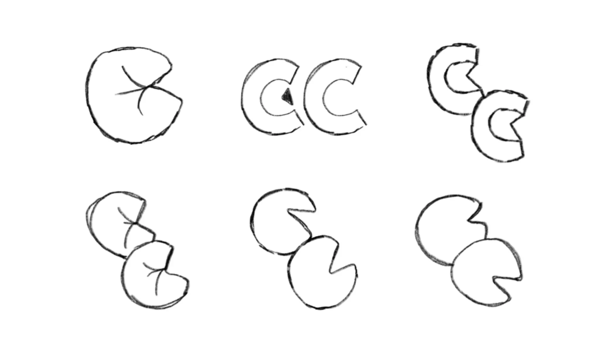 Class Creature logo development sketches
