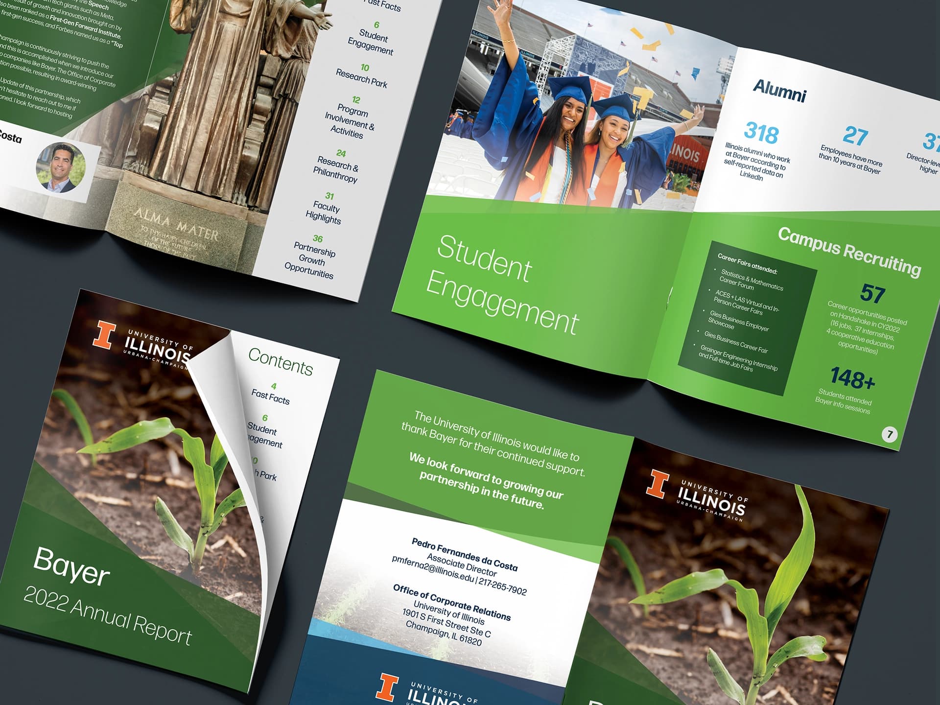 Bayer partnership introduction spreads