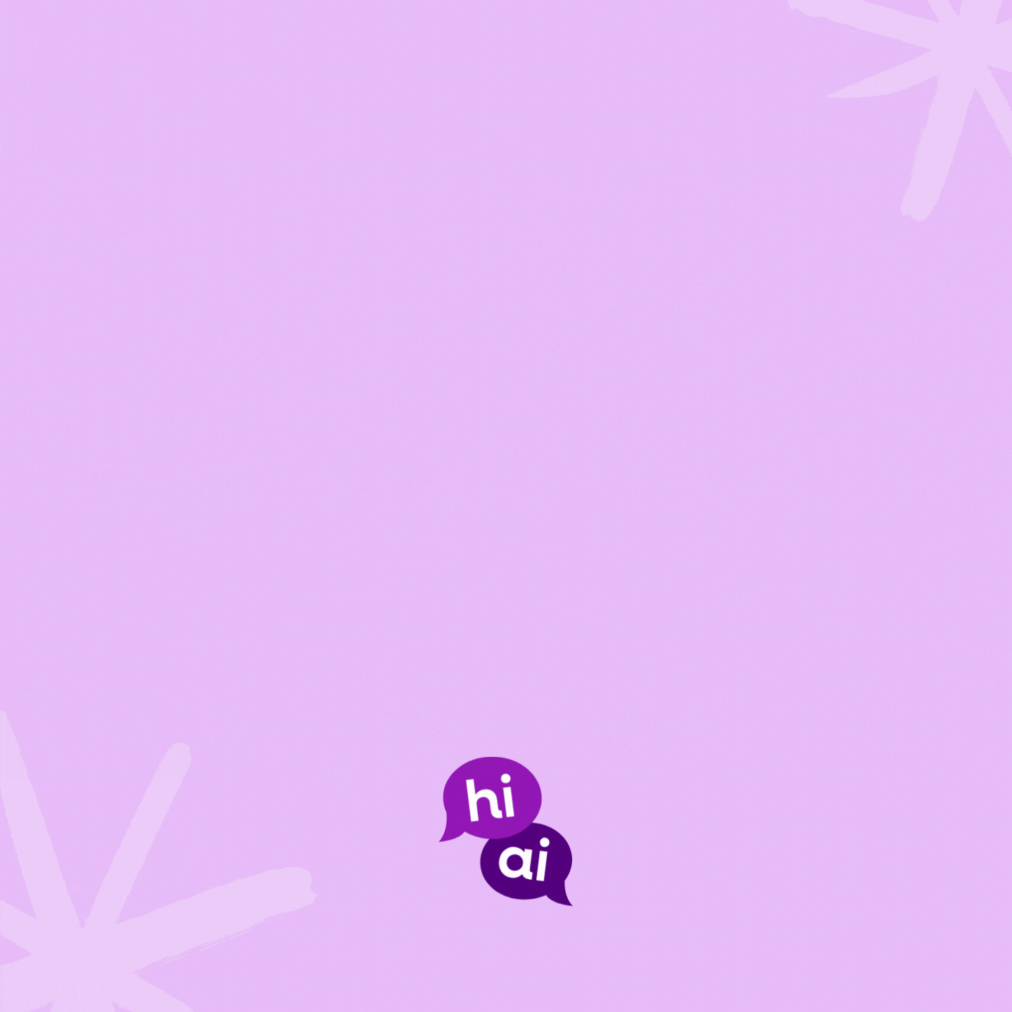 Hi, AI conference Zoom background