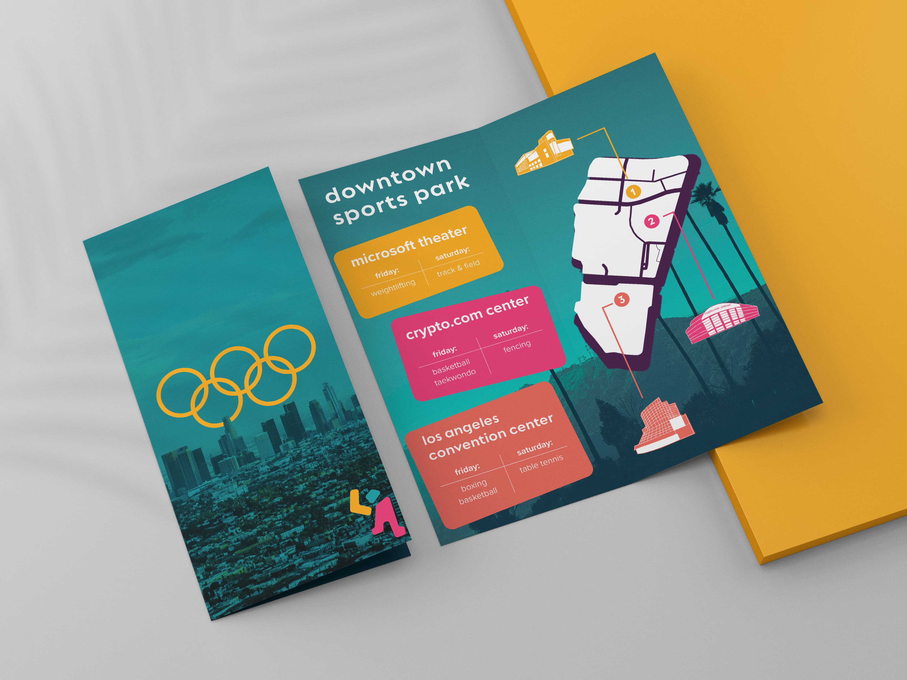 Olympics brochure design