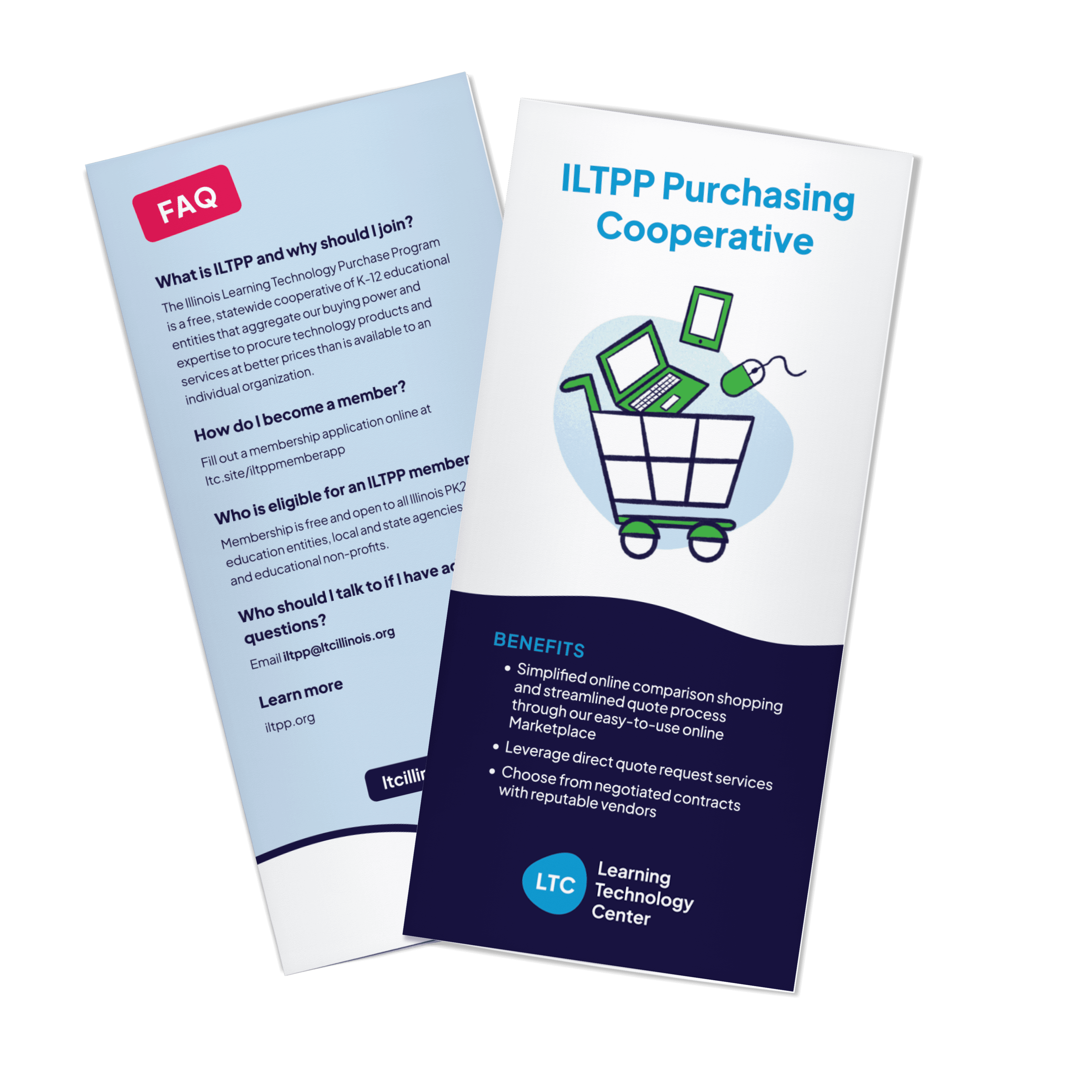 LTC rack card mockup design