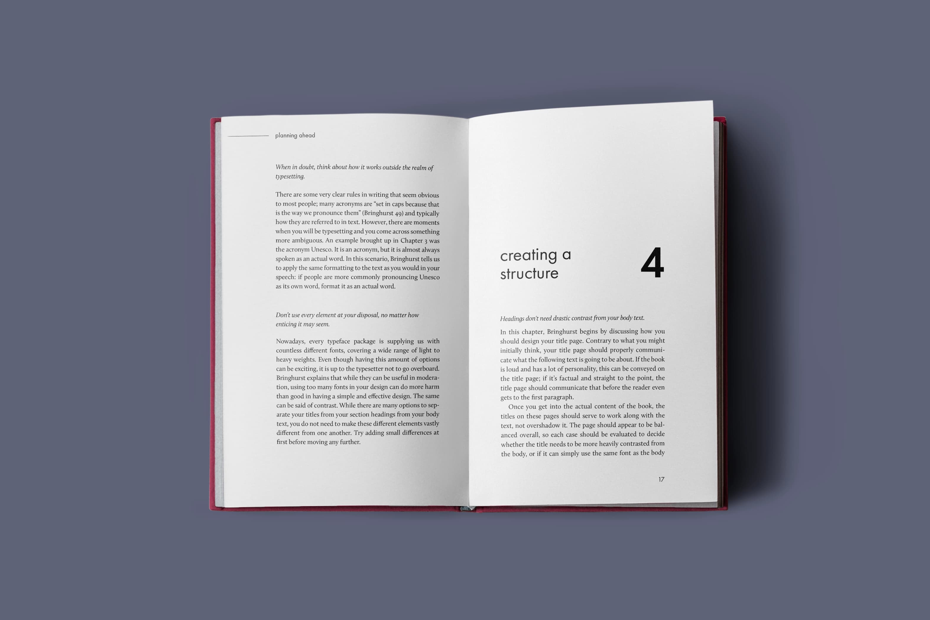 Pocket Bringhurst chapter spread