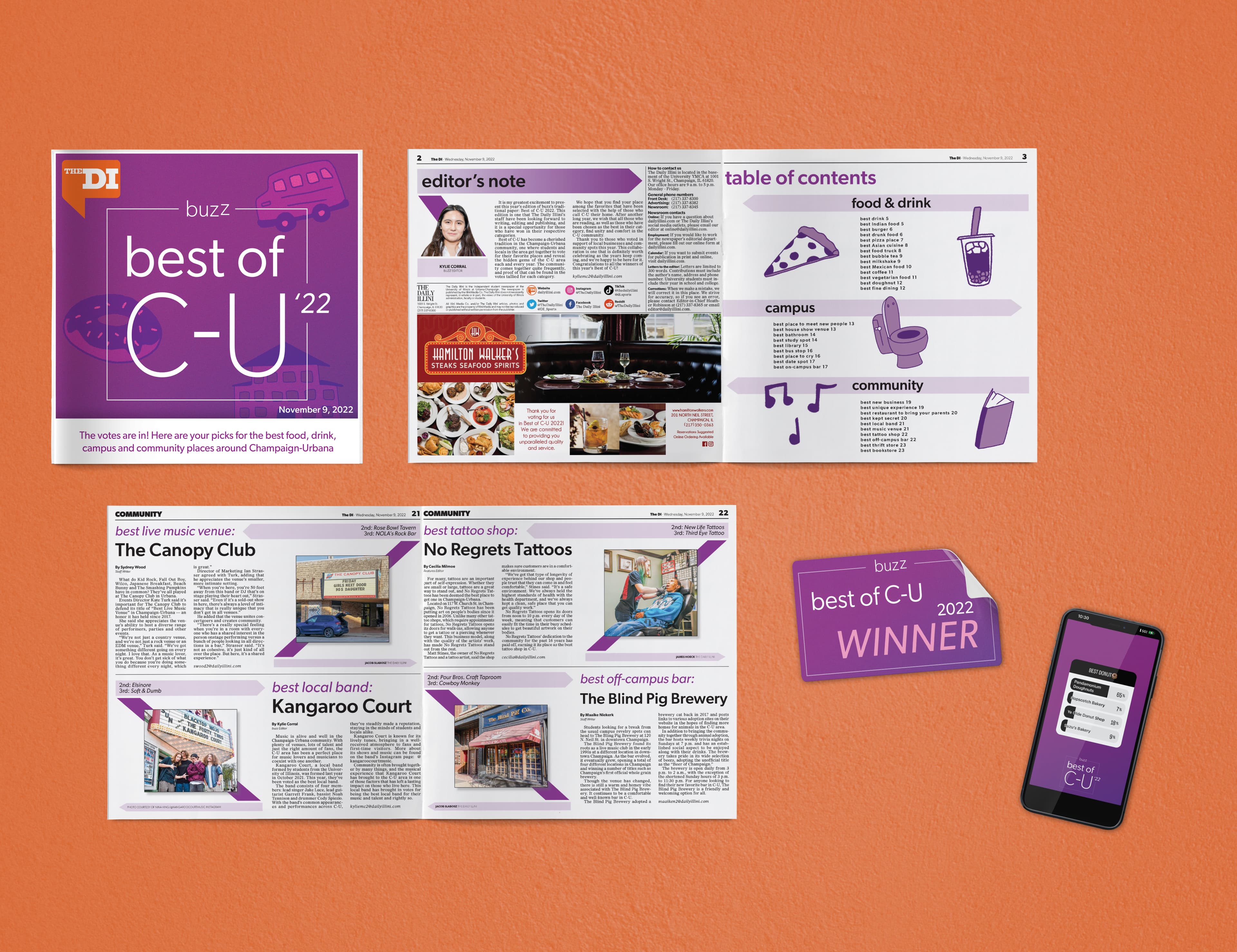 Daily Illini Best of Champaign-Urbana issue